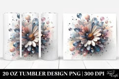 Pastel Daisy Watercolor 20 Oz Tumbler Product Image 1