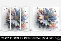 Pastel Daisy Watercolor 20 Oz Tumbler Product Image 1