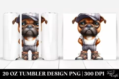 Expressive Dog Caricature | 20 Oz Tumbler Product Image 1