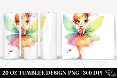 Vibrant Watercolor Fairy Tumbler | 20 oz Tumbler Product Image 1
