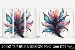 Abstract Crocus, Material | 20 Oz Tumbler Product Image 1