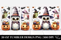 Funny Halloween Clipart Owl 20 Oz Tumbler Product Image 1