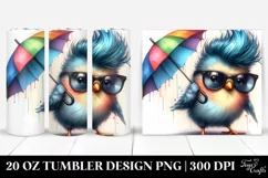 Vibrant Baby Bird 20 Oz Tumbler Product Image 1