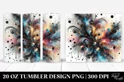 Colorful PINkish Gliterry Background | 20 Oz Tumbler Product Image 1
