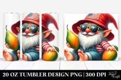 Pastel Gnome Sunglassesand USA Collor | 20 Oz Tumbler Product Image 1