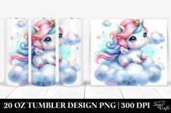 Pastel Cute Unicorn Lofty | 20 Oz Tumbler Product Image 1