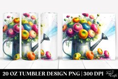 Vibrant Colorful Watercolor Sprinkling Can | 20 oz Tumbler Product Image 1
