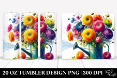 Vibrant Colorful Watercolor Sprinkling Can | 20 oz Tumbler Product Image 1