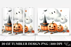 Simple Funny Pumpkin Halloween Clipart 20 Oz Tumbler Product Image 1