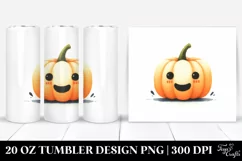 Simple Funny Pumpkin Halloween Clipart 20 Oz Tumbler Product Image 1