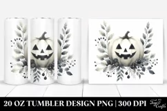 Washed Jack-O'-Lantern Clipart, High-Res 20 Oz Tumbler Product Image 1