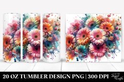 Colorful Gerbera Petals | 20 oz Tumbler Product Image 1