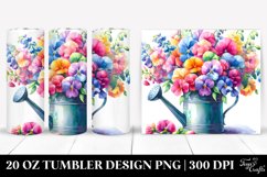 Vibrant Colorful Watercolor Sprinkling Can | 20 oz Tumbler Product Image 1