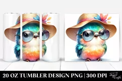 Colorful Cute Hummingbird | 20 oz Tumbler Product Image 1