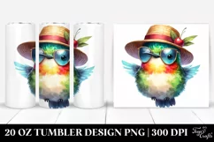 Colorful Cute Hummingbird | 20 oz Tumbler Product Image 1