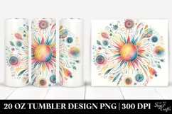 Colorful Pastel Sun | 20 Oz Tumbler Product Image 1