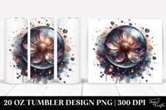 Shiny Cosmos Watercolor | 20 Oz Tumbler Product Image 1