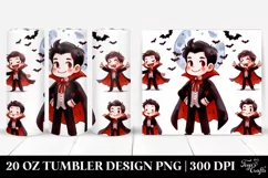 Simple Funny Vampire Halloween Clipart 20 Oz Tumbler Product Image 1