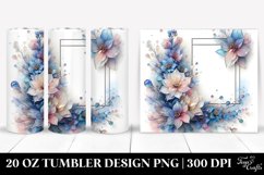 Glossy Delphinium Clipart 20 Oz Tumbler Product Image 1