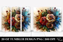 Stained Ranunculus | 20 oz Tumbler Product Image 1