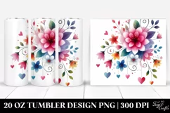 Love 20 Oz Tumbler Png Product Image 1