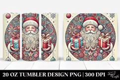 Colorful Santa with Presents Clipart Product Image 1