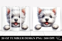 Cute Funny West Highland White Terrier | 20 Oz Tumbler Product Image 1