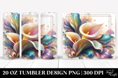 Shiny Calla Lily Tumbler Product Image 1