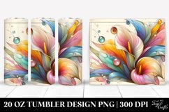 Shiny Calla Lily Tumbler Product Image 1