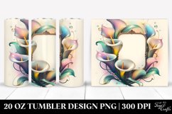 Shiny Calla Lily Tumbler Product Image 1