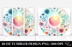 Colorful Pastel Sun | 20 Oz Tumbler Product Image 1
