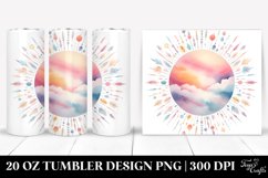 Colorful Pastel Sun | 20 Oz Tumbler Product Image 1