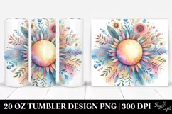 Colorful Pastel Sun | 20 Oz Tumbler Product Image 1
