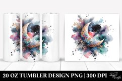 Colorful Watercolor Splash with Silver Foil and Stains | 20 Product Image 1