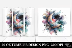 Colorful Watercolor Splash with Silver Foil and Stains | 20 Product Image 1