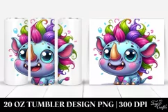 Crazy Baby Rhino Tumbler Product Image 1