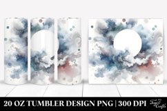 Washed Watercolor Ghost Tumbler Product Image 1