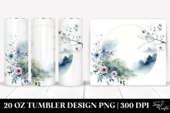 Washed Watercolor Ghost Tumbler Product Image 1