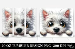 Cute Funny West Highland White Terrier Tumbler | 20 Oz Product Image 1