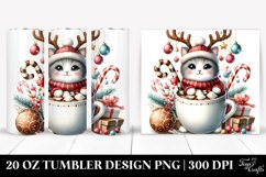 Christmas PNG 20 Oz Tumbler Design Product Image 1