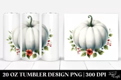 Watercolor Pumpkin Tumbler Product Image 1