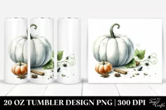 Watercolor Pumpkin Tumbler Product Image 1