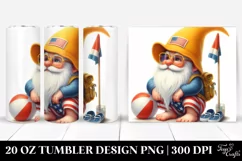 Digital Gnome Pastel Painting | 20 oz Tumbler Product Image 1