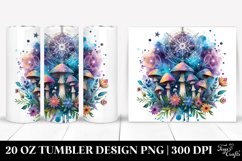 Vibrant Magical Celestial Mushroom 20 Oz Tumbler Product Image 1