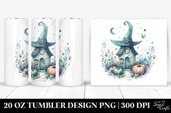 Watercolor Witch Tumbler Design | 20 oz Tumbler Product Image 1
