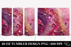 Colorful Magenta Gliterry Background | 20 Oz Tumbler Product Image 1