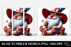 Digital Gnome Pastel Painting | 20 oz Tumbler Product Image 1