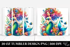 Funny Mermaid | 20 oz Tumbler Product Image 1