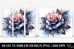 Shiny Camellia with Dust Particles. 20 Oz Tumbler Design Product Image 1