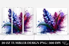 Glossy Hyacinth | 20 Oz Tumbler Product Image 1